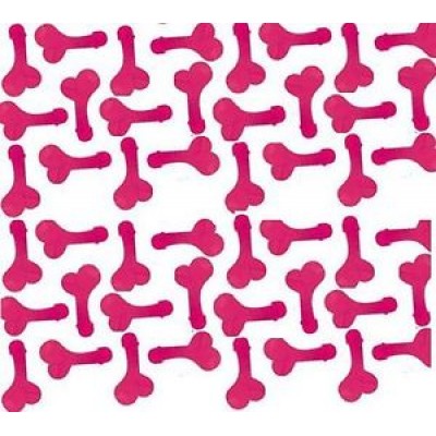 Pink Willy confetti